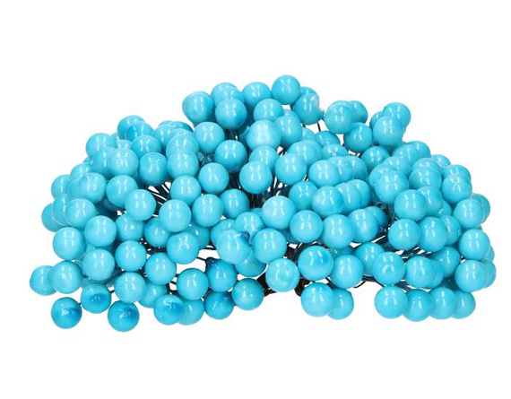 Beerenzweig - blau - 1 Zweig mit 40 Beeren 