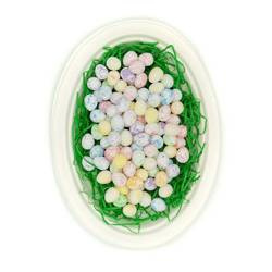 Mehrfarbig STYROPOREIER Ostern Dekoration Ostereier 100 Stück, 1.5 x 1.8 cm