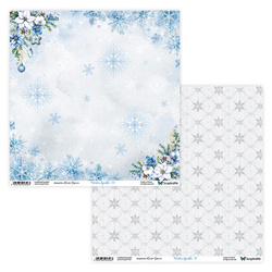 Scrapbooking Papier - ScrapAndMe - Winter Sparkle 09/10 - doppelseitig 30x30 cm