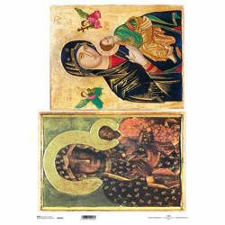 ITD Reispapier Decoupage Bastelpapier A3 Ikonen, religiöse Bilder 0467L