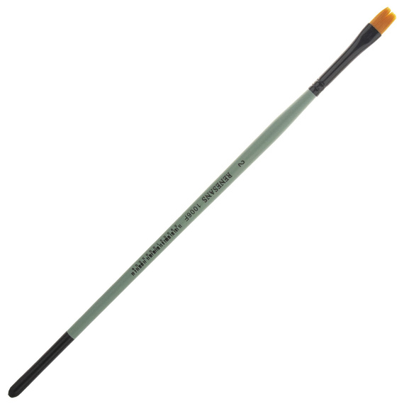 Renesans Flachpinsel aus Nylon - r. 2