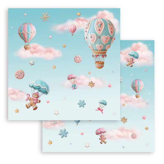 Scrapbooking Papier Set 30x30 - Candy Christmas - Stamperia