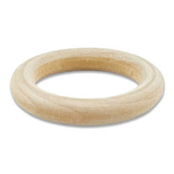 Holzring, Durchm. 48mm natürliches Licht - 1 Stück