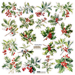 AUFKLEBER - ScrapLove - Mistelzweig