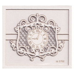 Königliches Dekor mit Uhr / Uhr - SCRAPINIECrapiniec