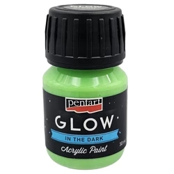 PENTART Leuchte im Dunkeln Acrylfarbe Glow in the dark grün 30 ml