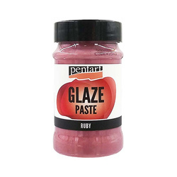 Glaze PASTE Glasurpaste Rubin 100ml - PENTART
