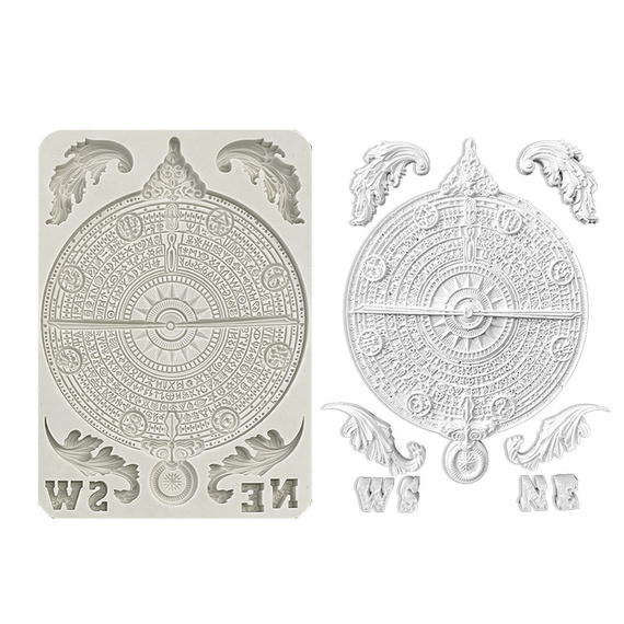 STAMPERIA SILIKONFORM Mold Abformen Gießen Mould, Fortune Makrokosmos