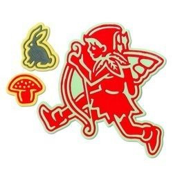 SIZZIX Stanzform Präge Stanzschablone Cutting Die, Fairy #6 662853