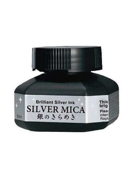 Mica Ink Kalligraphie-Tinte 60ml - silber