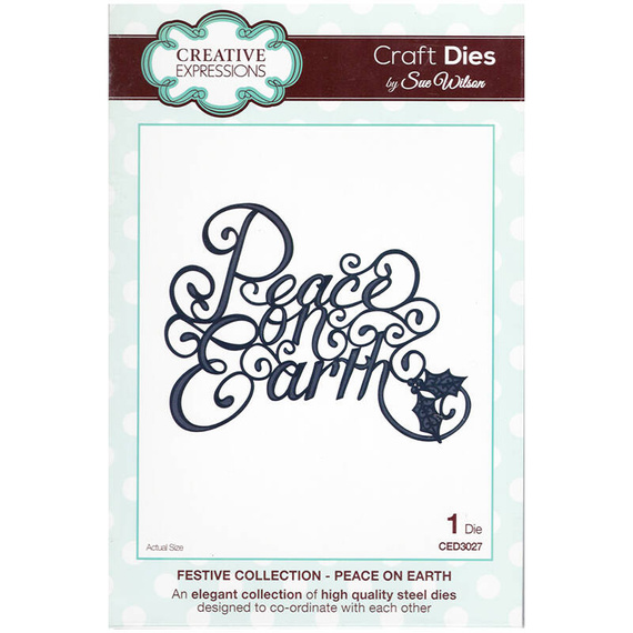 Stanzform Präge Stanzschablone Cutting Die - Creative Expressions - Peace of Earth CED3027 