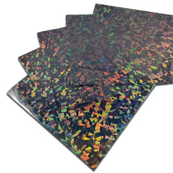 Metallische Folie Termoton braun glitzernd