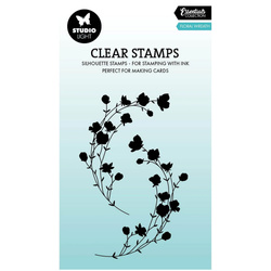 Transparenter Stempel - Studio Light - Floral wreath Blumenkranz