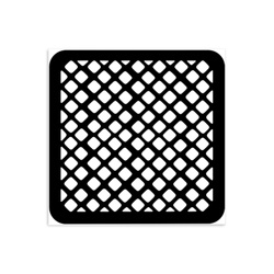 Schablone Mix Media 3D 12x12cm - Candy Christmas - Waffelmuster - Stamperia