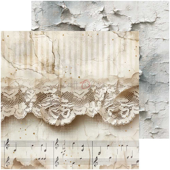 Scrapbooking Papier Set 20x20 - Craft o'clock - Timeless Grace - BASIC