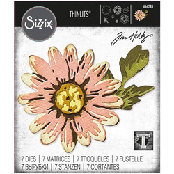 SIZZIX Stanzform Präge Stanzschablone Cutting Die, Blossom by Tim Holtz Blume