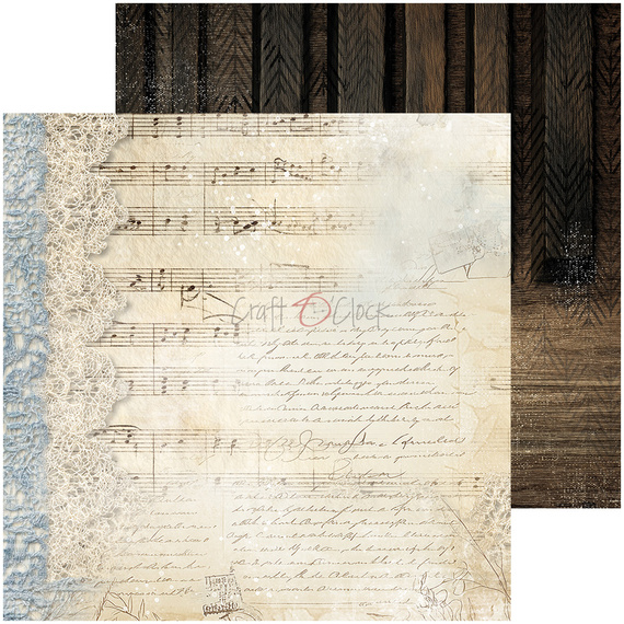 Scrapbooking Papier Set 20x20 - Craft o'clock - Melody of My Soul mix