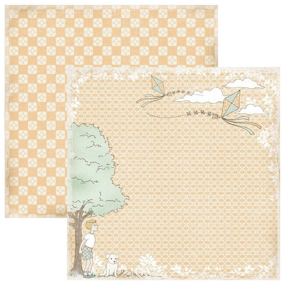 TSC 30x30cm doppelseitig Scrapbooking Craft Papier 240g, Sweet Childhood