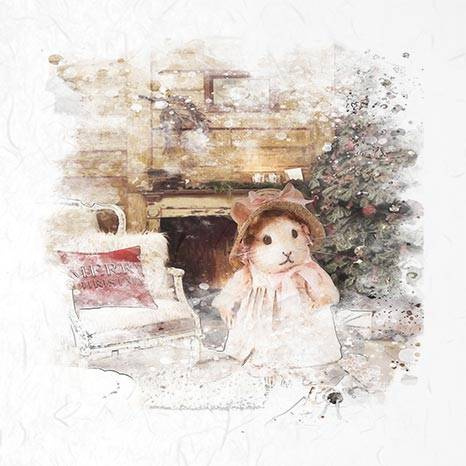 ITD Reispapier Decoupage Bastelpapier, RSM028 Mäuse