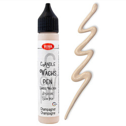 VIVA DECOR Wachs Pen - Champagner - Kerzenwachs-Stift