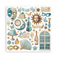 STAMPERIA Set 10 Blatt 30,5x30,5cm doppelseitig Scrapbooking Papier, Masquerade