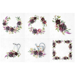 ITD - Reispapier-Set - ITD - RSM019 Blumen