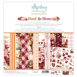 Scrapbooking Papier Set 30x30 - Mintay - Rust & Rose