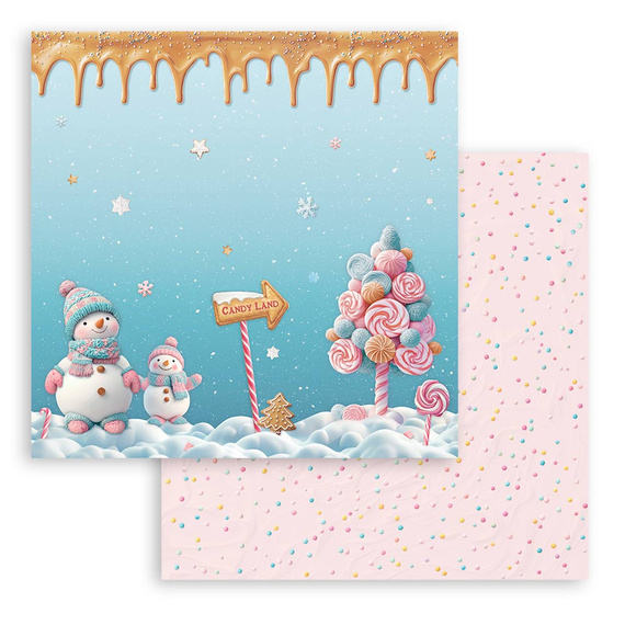Scrapbooking Papier Set 30x30 - Candy Christmas - Stamperia