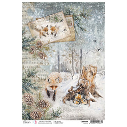 Reispapier Decoupage Bastelpapier Ciao Bella für A4-Decoupage - Celestial Moon's Blumen