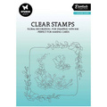 STUDIOLIGHT - Transparenten Stempel - Square Blumenrahmen