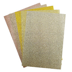 GLITZERPAPIER A4 - Gold-Mix 210 g - 5 Stück.