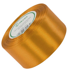 Dunkelgelbes Satinband 50mm - 32mb