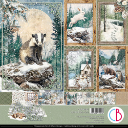 Scrapbooking Papier Set 30x30 cm – Paper Pad- Bastelpapier - Ciao Bella – Forest Tales