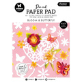 STUDIO LIGHT Scrapbooking-Papier Set A5 mit Elementen - Bloom & Butterfly
