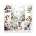 ITD COLLECTION Setz 11Stk 30x30cm Scrapbooking Papier - Cottage in the Country