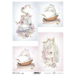 ITD Reispapier Decoupage Bastelpapier, Kinder R0657