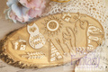 Dekorpappe Die Cut Chipboard - Fantasy Dies - Satz 