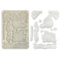 Silikonform Mold Gießen Mould -  Whispering Woods - Kürbis - Stamperia