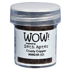 WOW! Embossing powder - Prägepulver - Mixed Media Crusty Copper