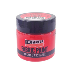 PENTART Stoffmalfarbe - Fabric Paint 50ml - karminrot