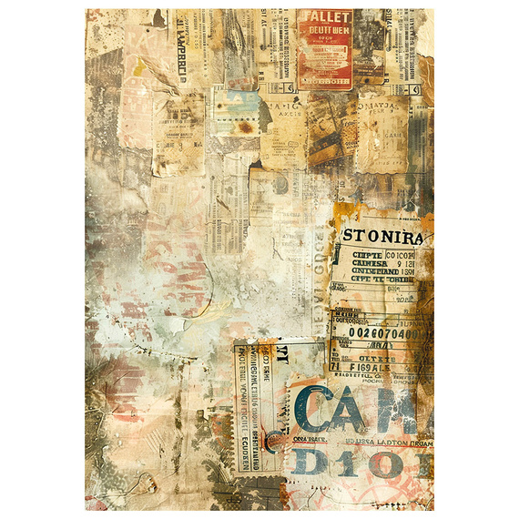 Reispapier Set Decoupage Bastelpapier A4 Ciao Bella - Journey Ahead