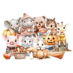 STUDIO LIGHT Papierdeko fürs Basteln - Collage Paper Elements - Fall in love