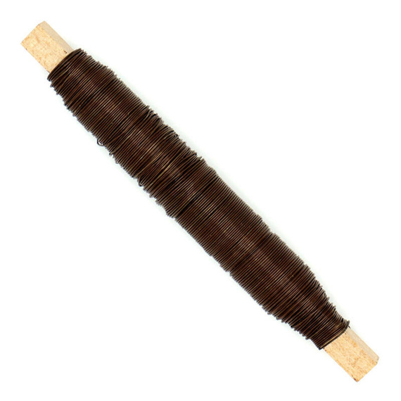 Floristendraht braun 0,7 mm - 25 m