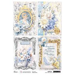 CIAO BELLA Reispapier Decoupage Bastelpapier Softpapier, Midnight Spell Cards