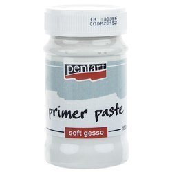 PENTART Primer Paste Soft Gesso Grundierung Decoupage weiß 100ml, 28152