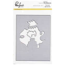 Stanzform Präge Stanzschablone Cutting Die - Pinkfresh - Lasst uns feiern