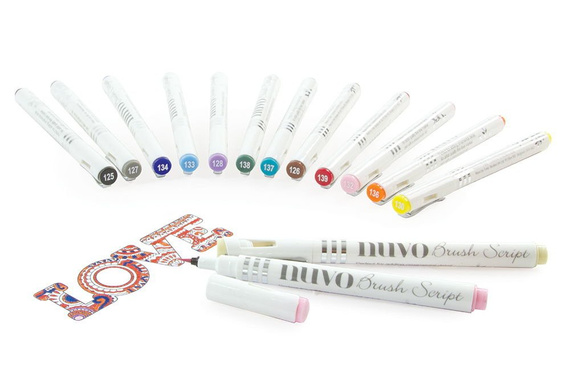 Tonic Nuvo Farb- und Kalligraphiemarker - Pretty Pastels - Pastellstifte