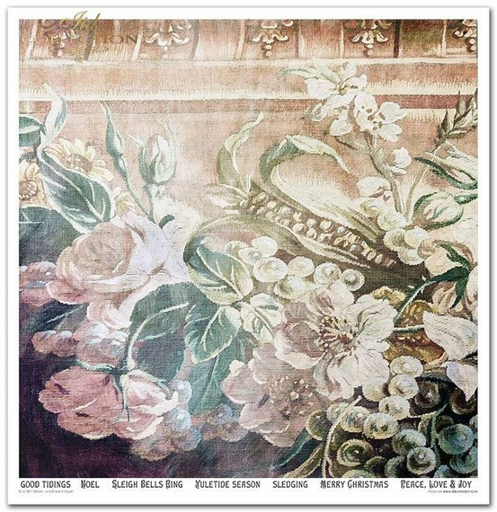 ITD COLLECTION Setz 11Stk 30x30cm Scrapbooking Papier - Velvet - a soft warm touch