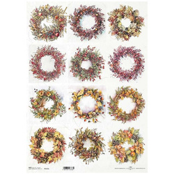 Reispapier für Decoupage-Girlanden A3 ITD-1121L