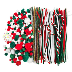 Kreatives Dekorationsset Weihnachten - 400 Elemente